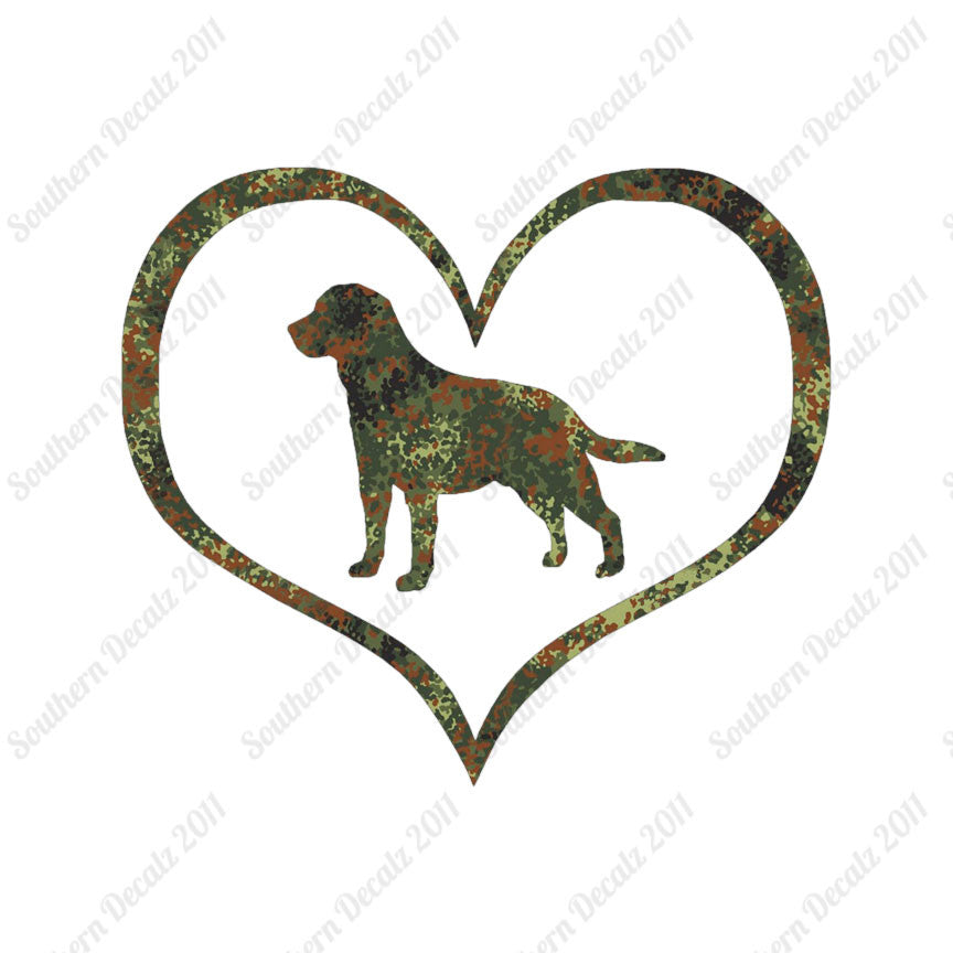Labrador Retriever Dog Heart Love