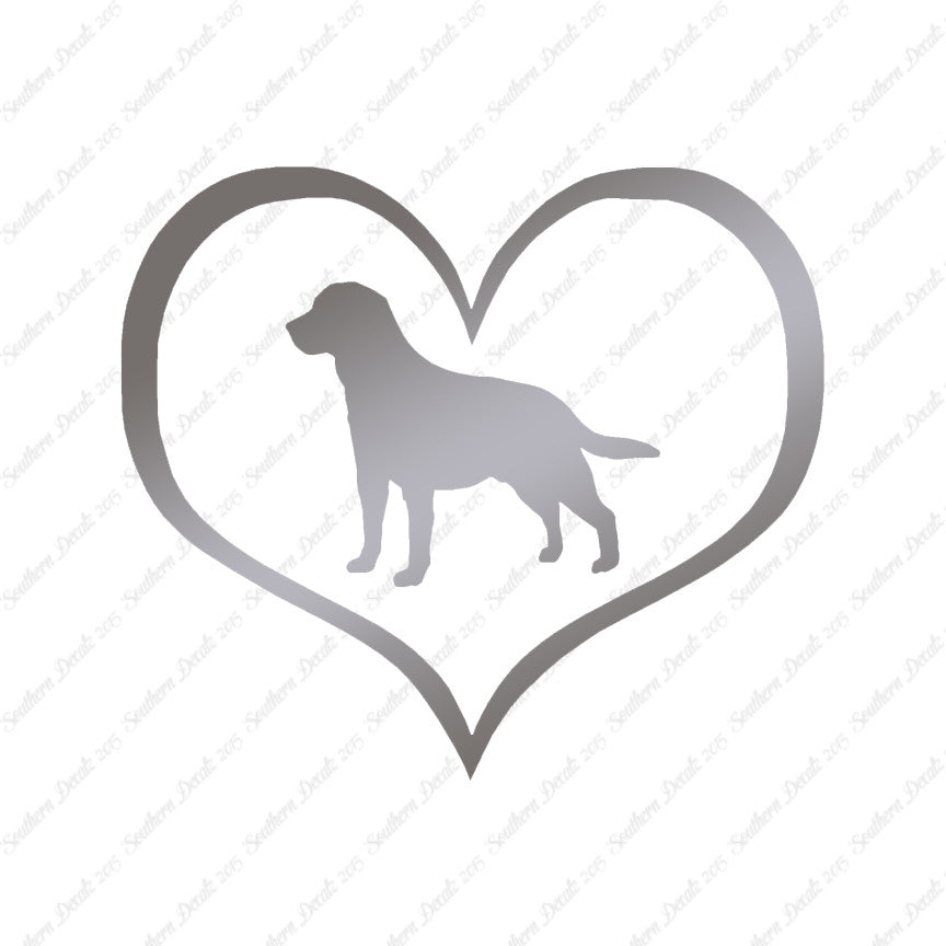 Labrador Retriever Dog Heart Love