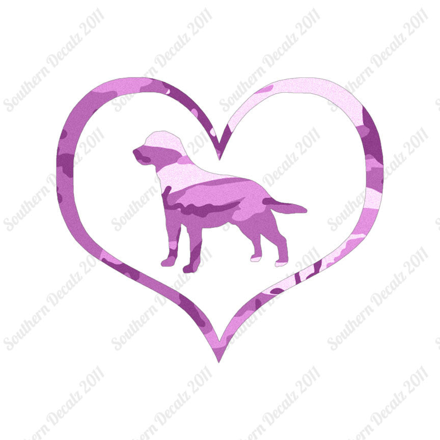 Labrador Retriever Dog Heart Love
