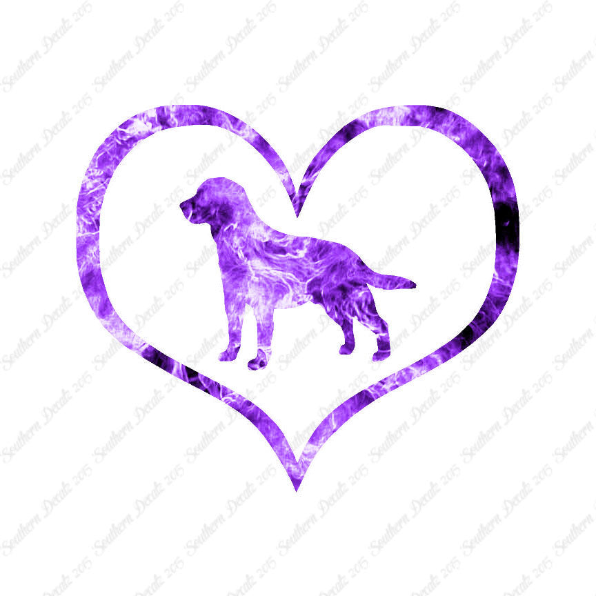 Labrador Retriever Dog Heart Love