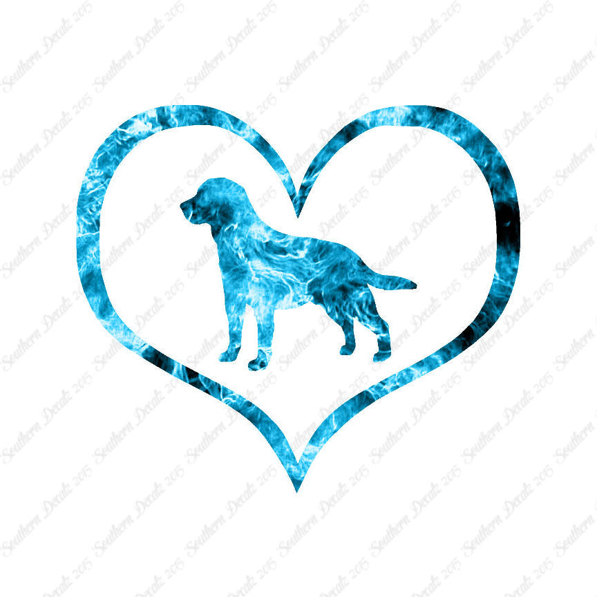 Labrador Retriever Dog Heart Love