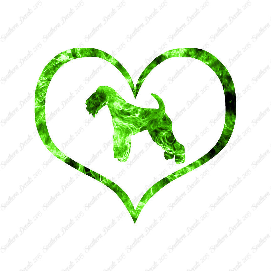 Lakeland Terrier Dog Heart Love