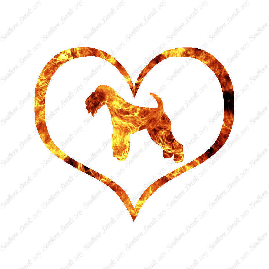 Lakeland Terrier Dog Heart Love