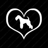 Lakeland Terrier Dog Heart Love