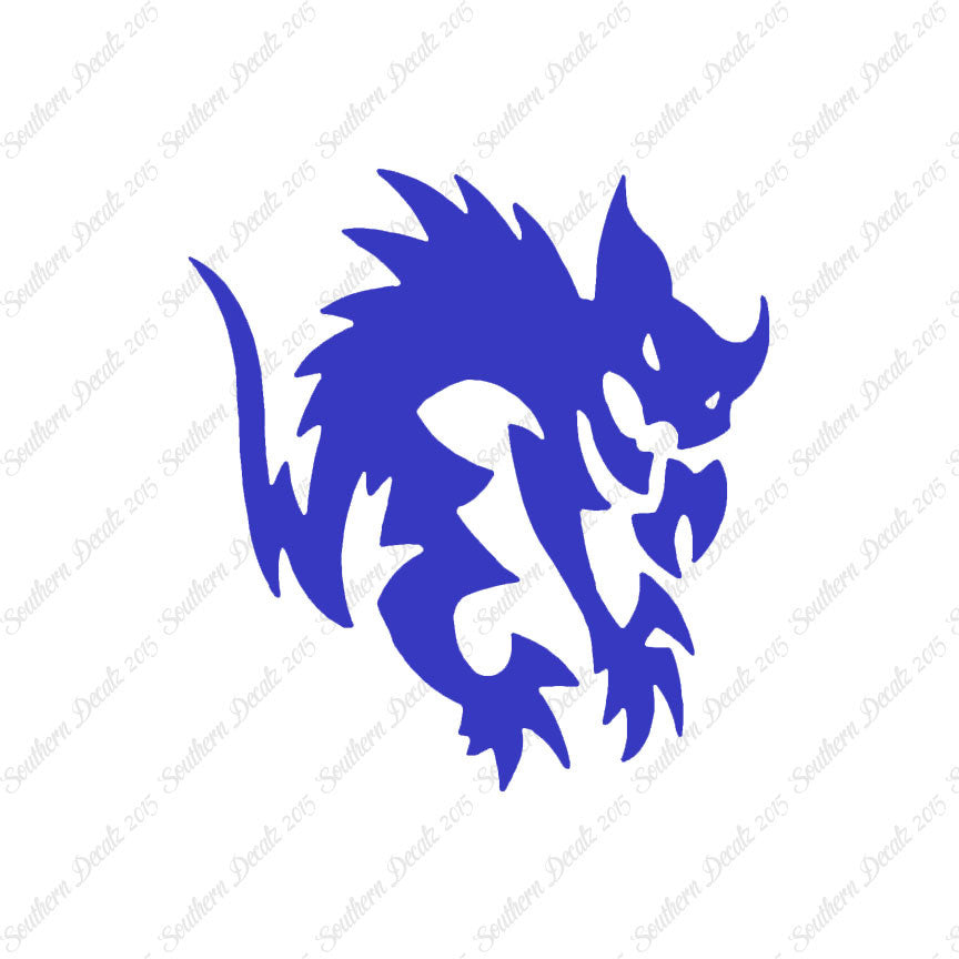 Scared Tribal Cat