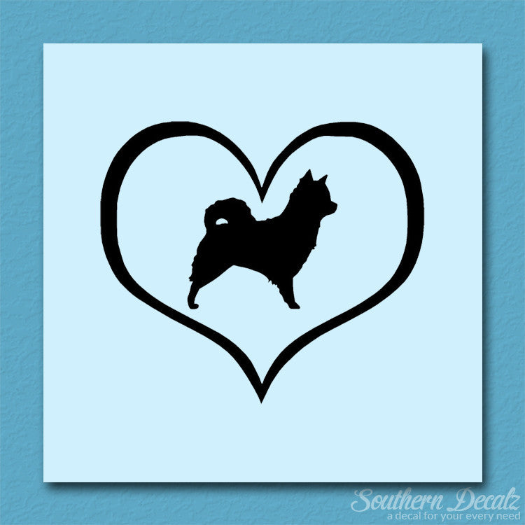 Long Haired Chihuahua Dog Heart Love