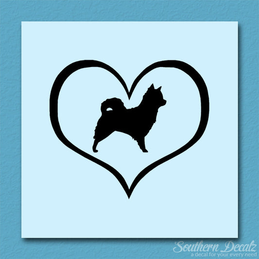 Long Haired Chihuahua Dog Heart Love