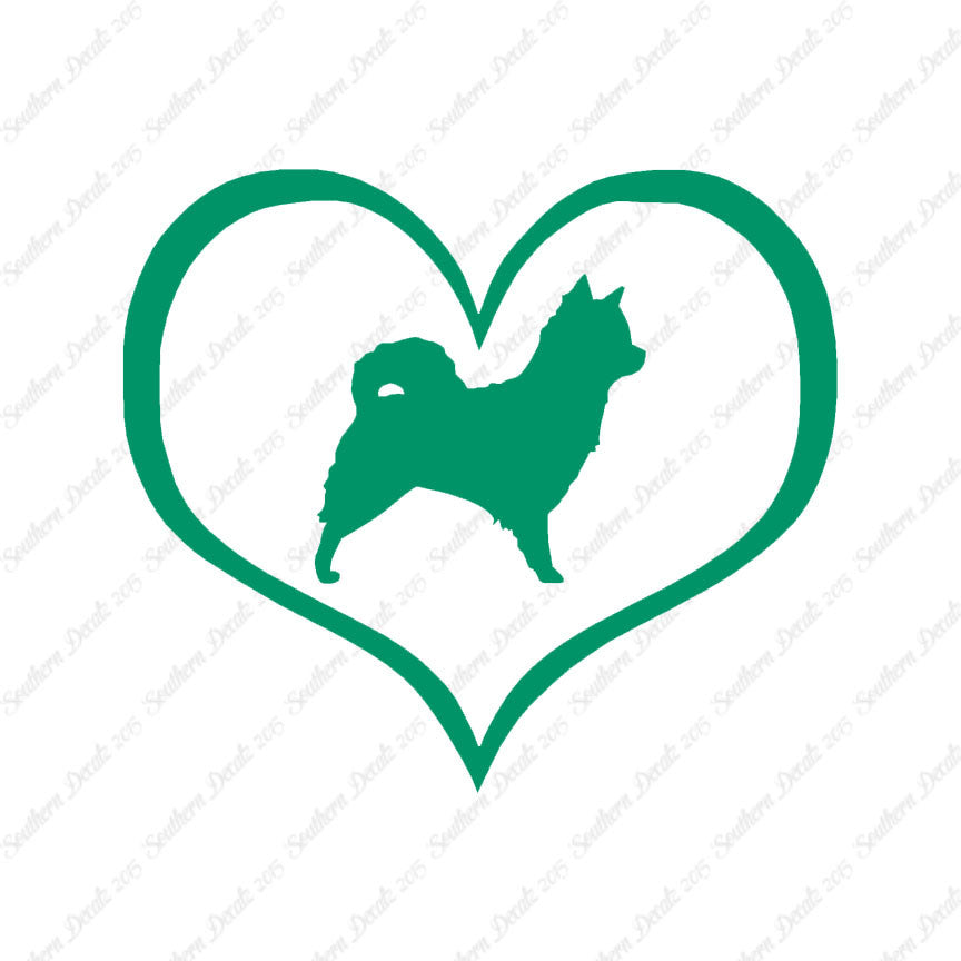 Long Haired Chihuahua Dog Heart Love