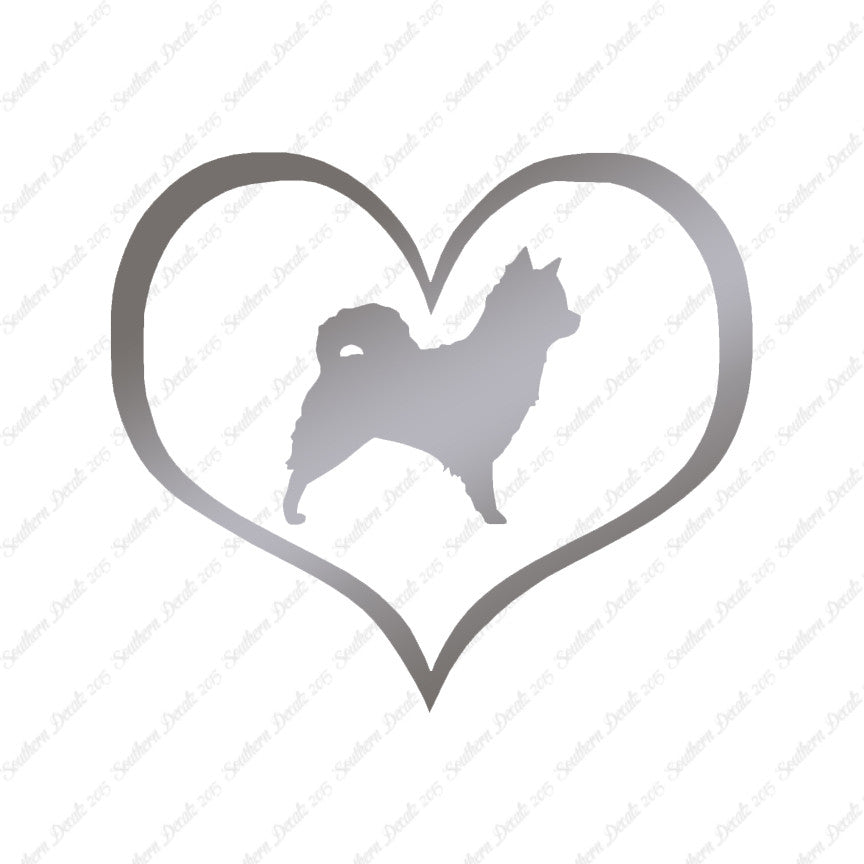 Long Haired Chihuahua Dog Heart Love