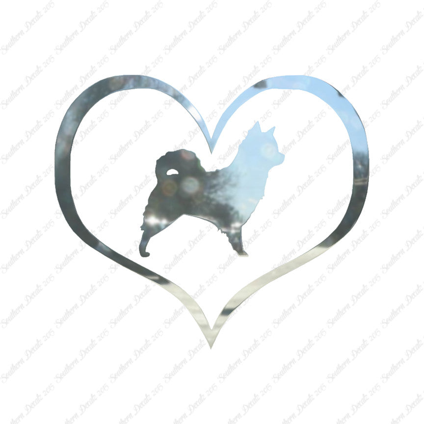Long Haired Chihuahua Dog Heart Love
