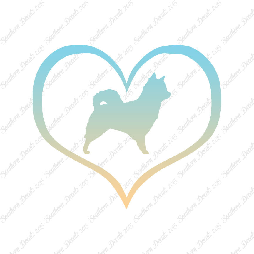 Long Haired Chihuahua Dog Heart Love