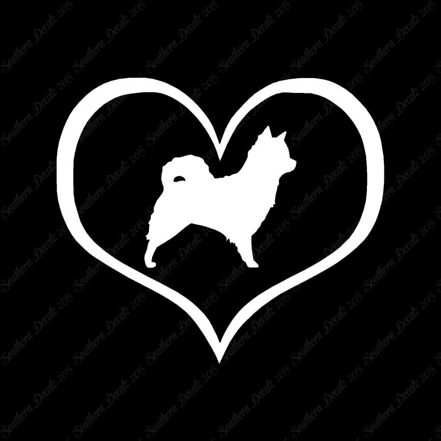 Long Haired Chihuahua Dog Heart Love