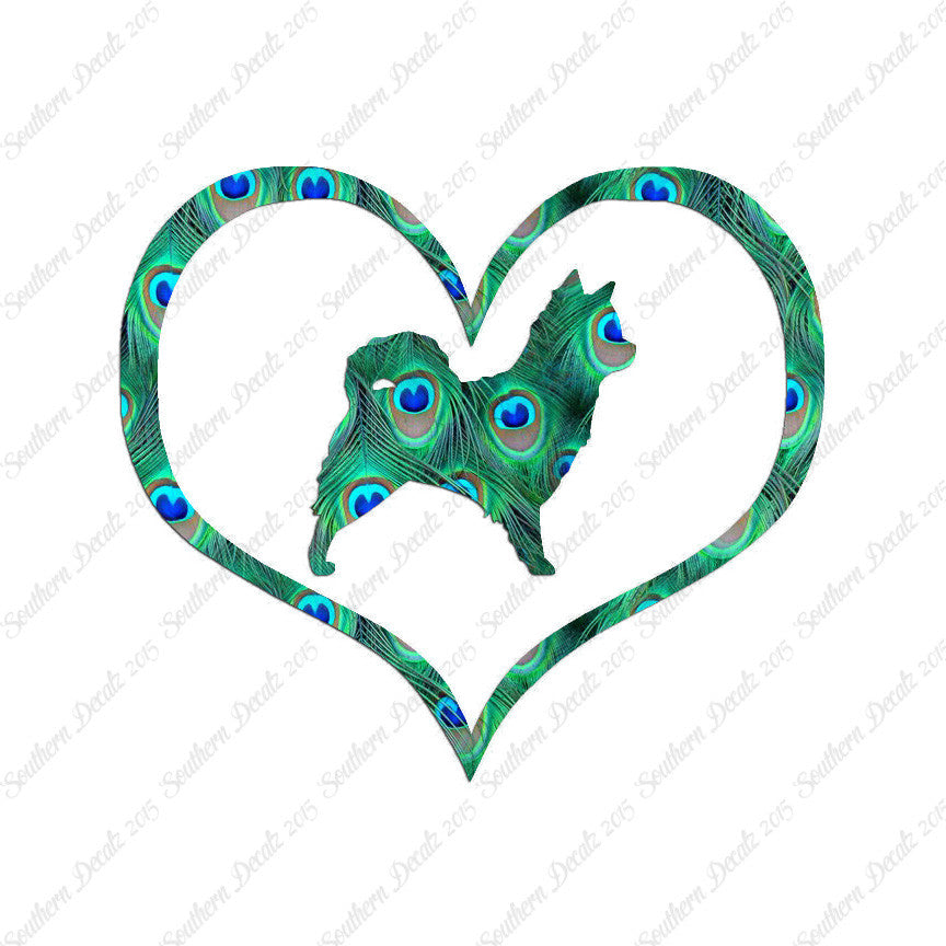 Long Haired Chihuahua Dog Heart Love