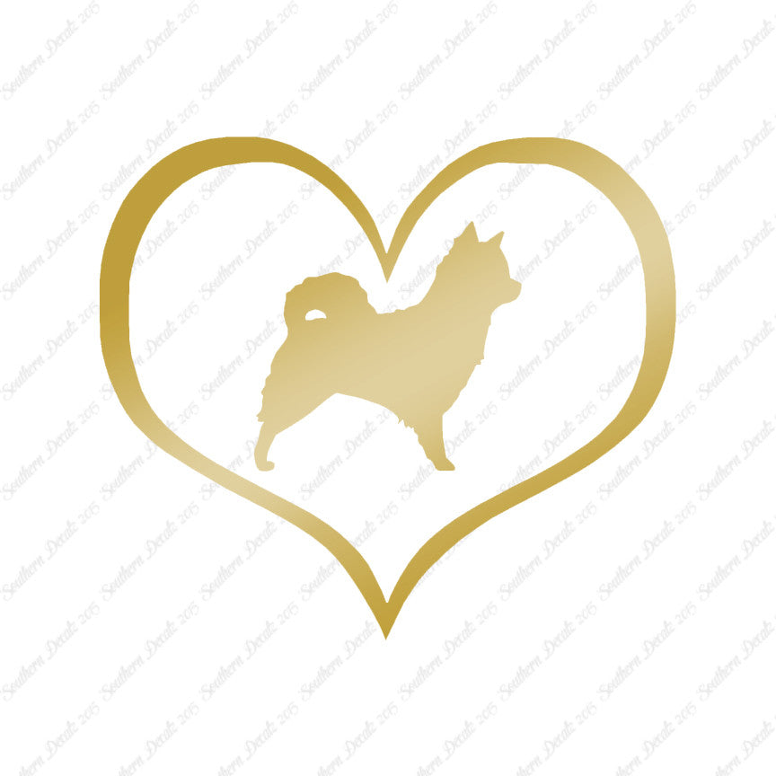 Long Haired Chihuahua Dog Heart Love