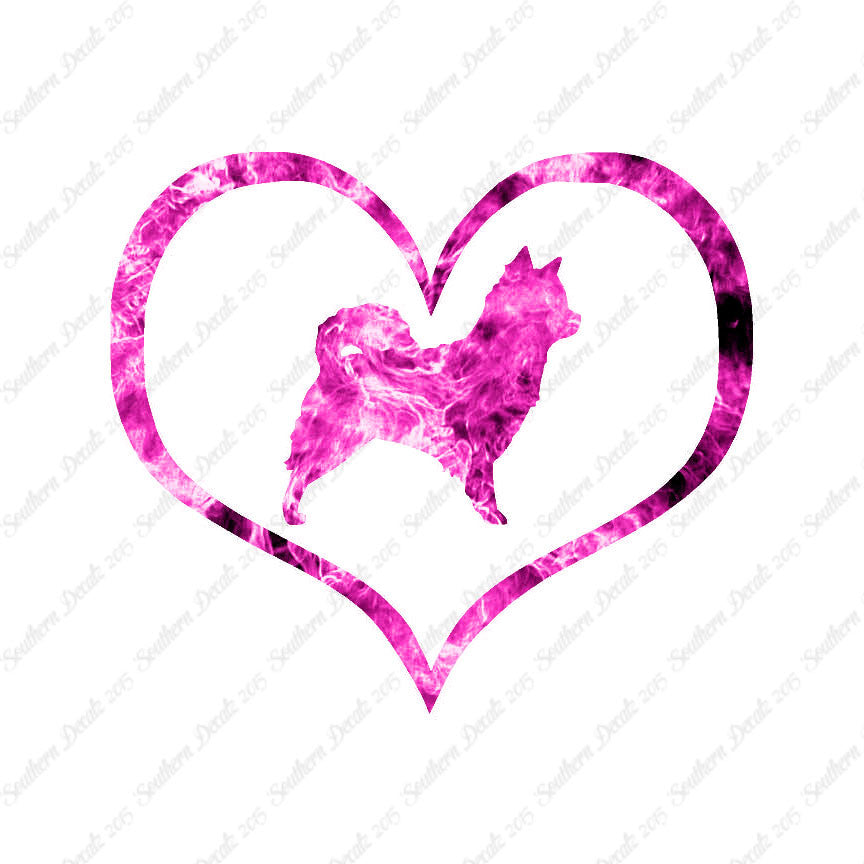 Long Haired Chihuahua Dog Heart Love