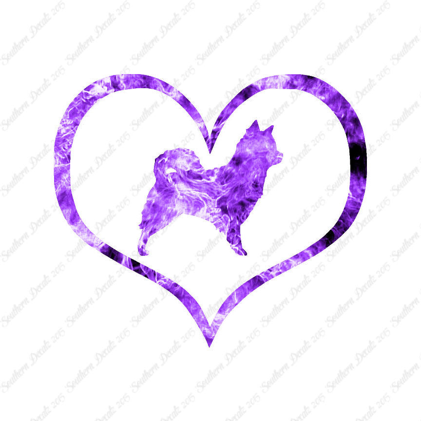 Long Haired Chihuahua Dog Heart Love