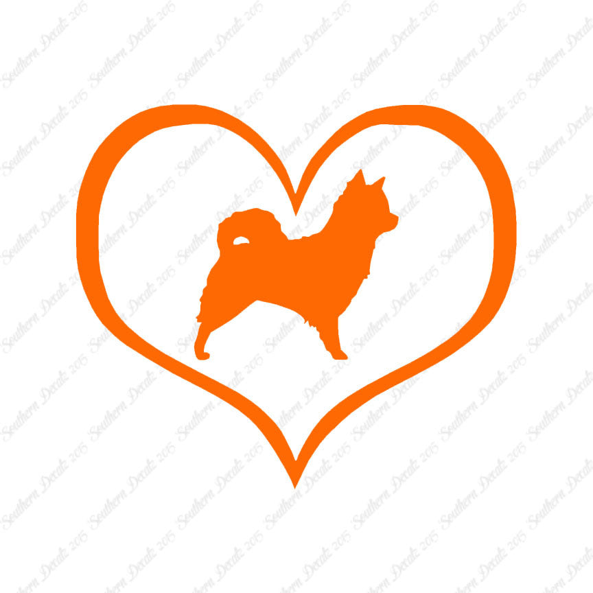 Long Haired Chihuahua Dog Heart Love