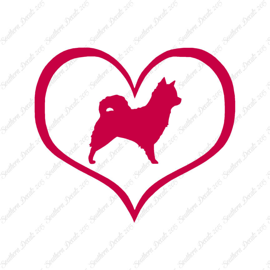 Long Haired Chihuahua Dog Heart Love
