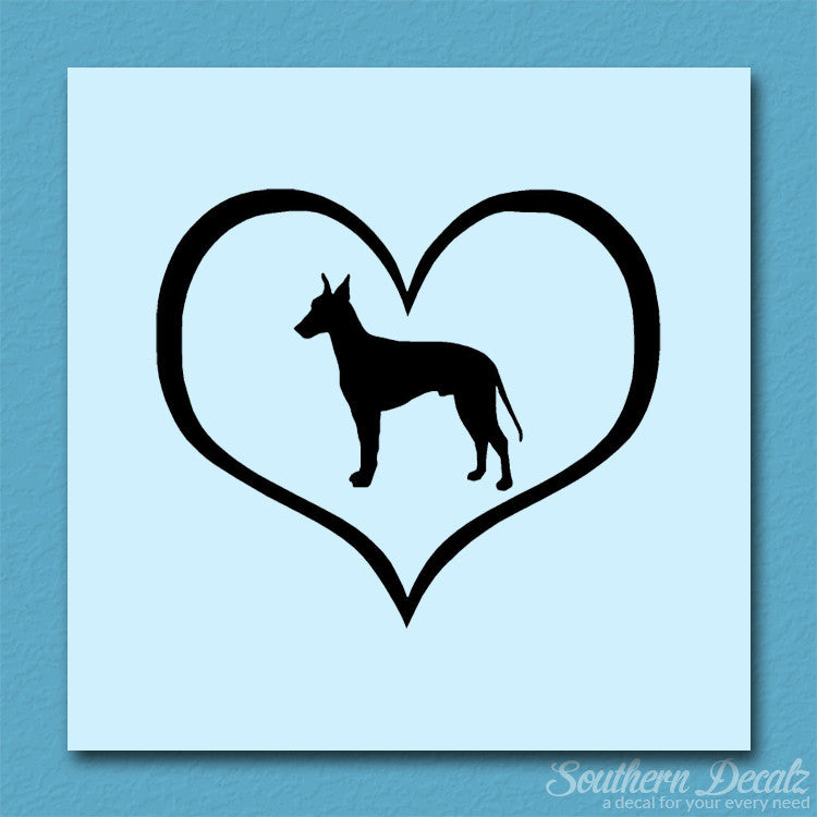 Manchester Terrier Dog Heart Love