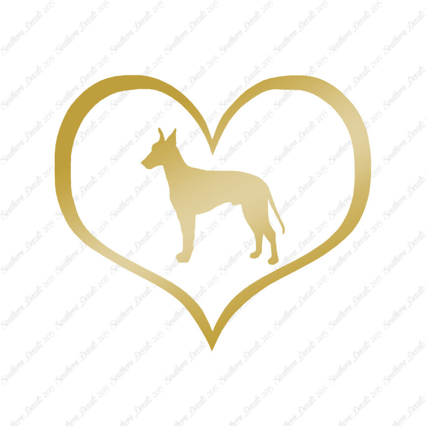 Manchester Terrier Dog Heart Love