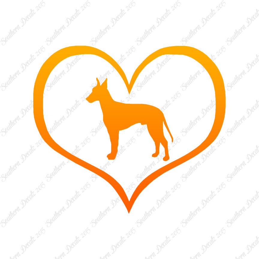 Manchester Terrier Dog Heart Love