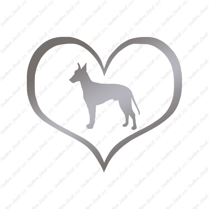 Manchester Terrier Dog Heart Love