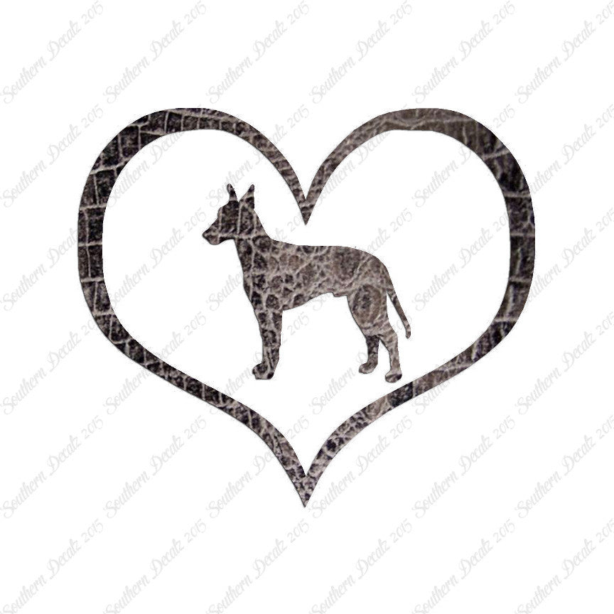 Manchester Terrier Dog Heart Love