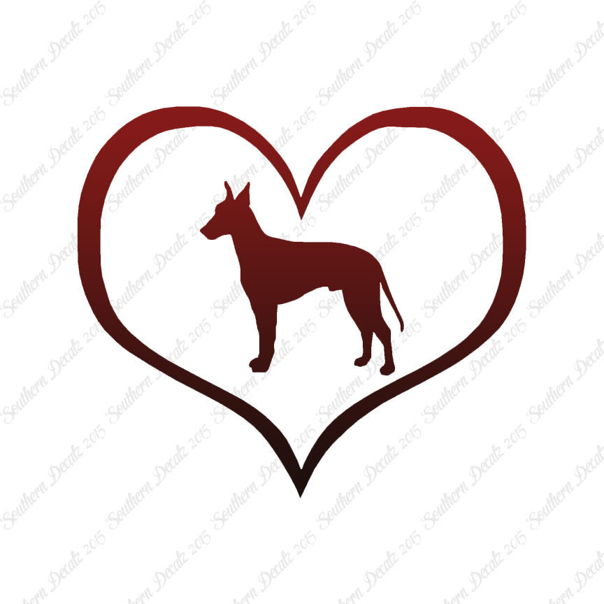 Manchester Terrier Dog Heart Love
