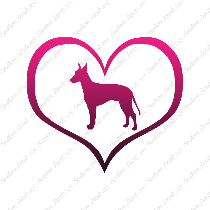 Manchester Terrier Dog Heart Love