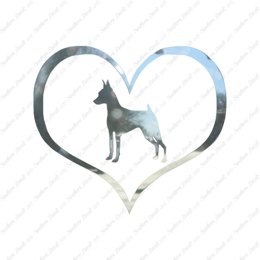 Miniature Pinscher Dog Heart Love