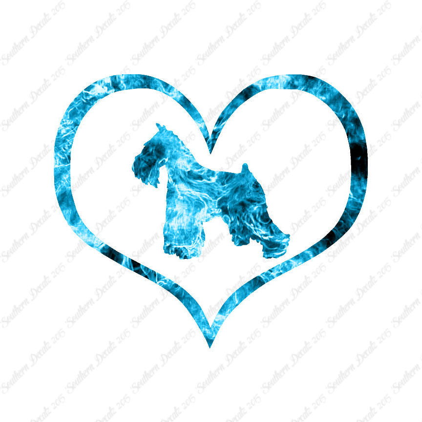Miniature Schnauzer Dog Heart Love