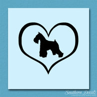 Miniature Schnauzer Dog Heart Love