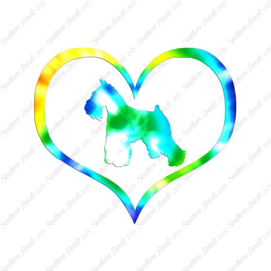 Miniature Schnauzer Dog Heart Love