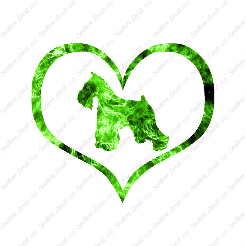 Miniature Schnauzer Dog Heart Love