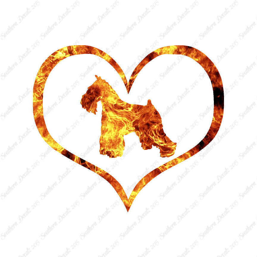 Miniature Schnauzer Dog Heart Love