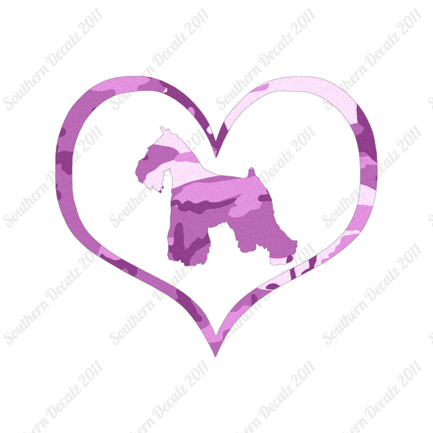 Miniature Schnauzer Dog Heart Love