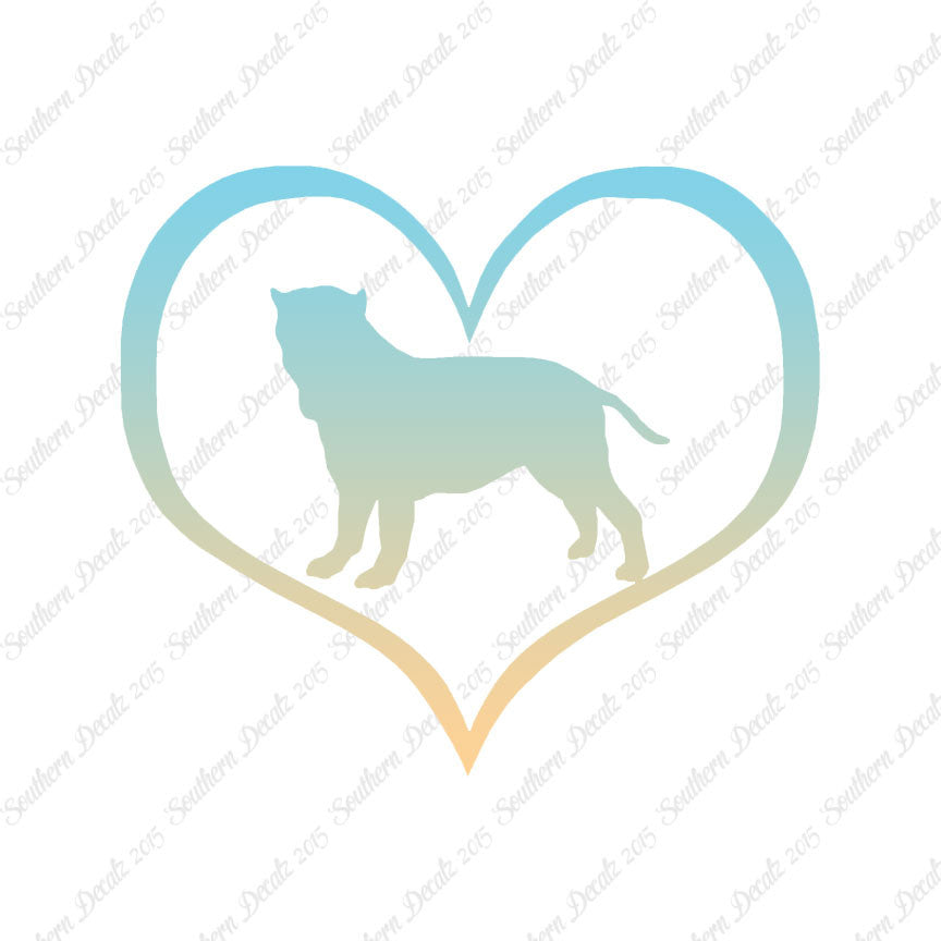 Neapolitan Mastiff Dog Heart Love