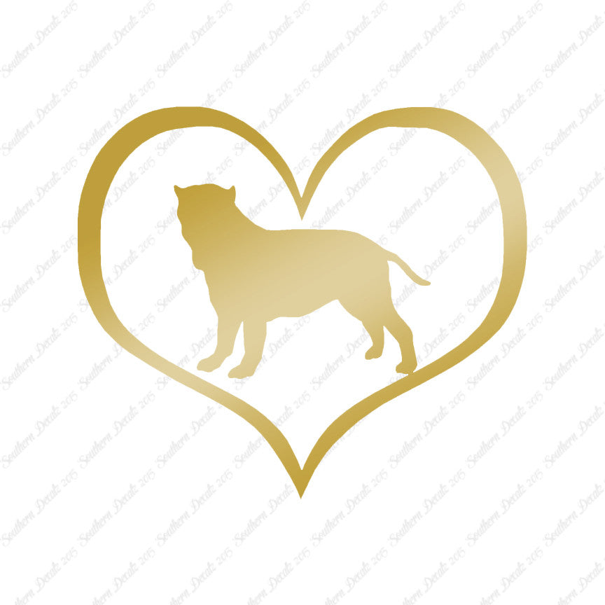 Neapolitan Mastiff Dog Heart Love