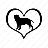 Neapolitan Mastiff Dog Heart Love