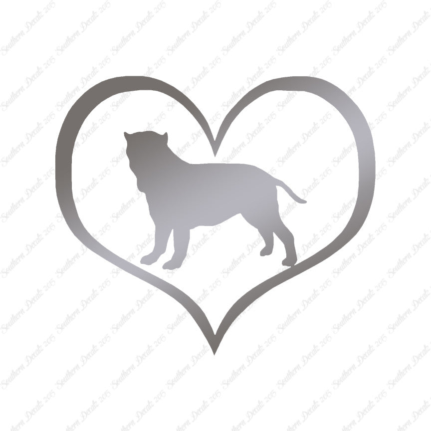Neapolitan Mastiff Dog Heart Love