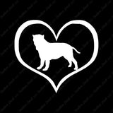 Neapolitan Mastiff Dog Heart Love