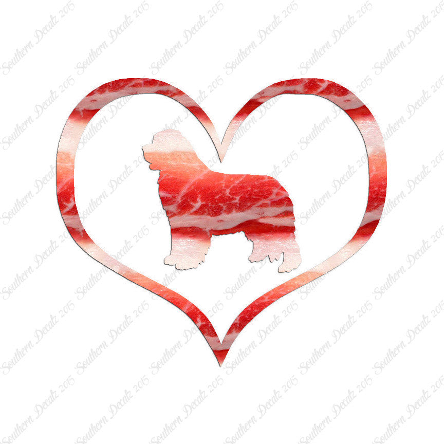 Newfoundland Dog Heart Love