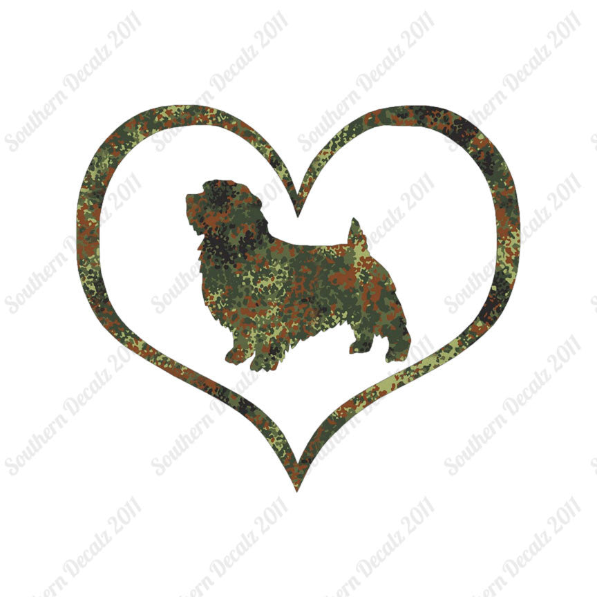 Norfolk Terrier Dog Heart Love