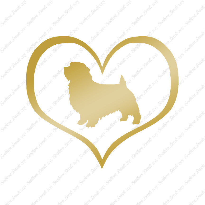 Norfolk Terrier Dog Heart Love