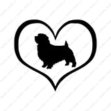Norfolk Terrier Dog Heart Love