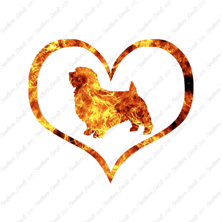 Norfolk Terrier Dog Heart Love