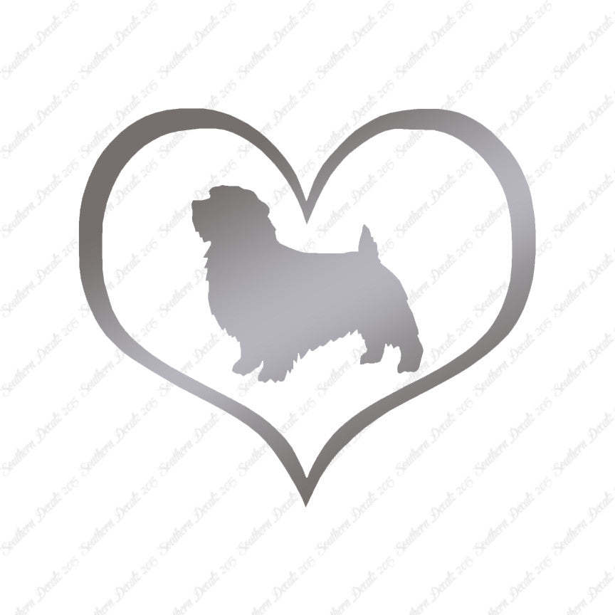 Norfolk Terrier Dog Heart Love