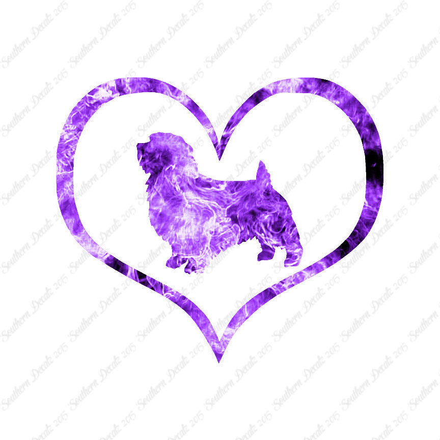 Norfolk Terrier Dog Heart Love