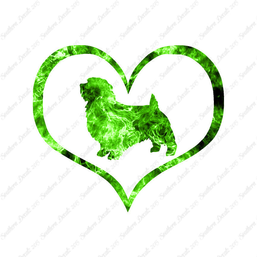 Norfolk Terrier Dog Heart Love