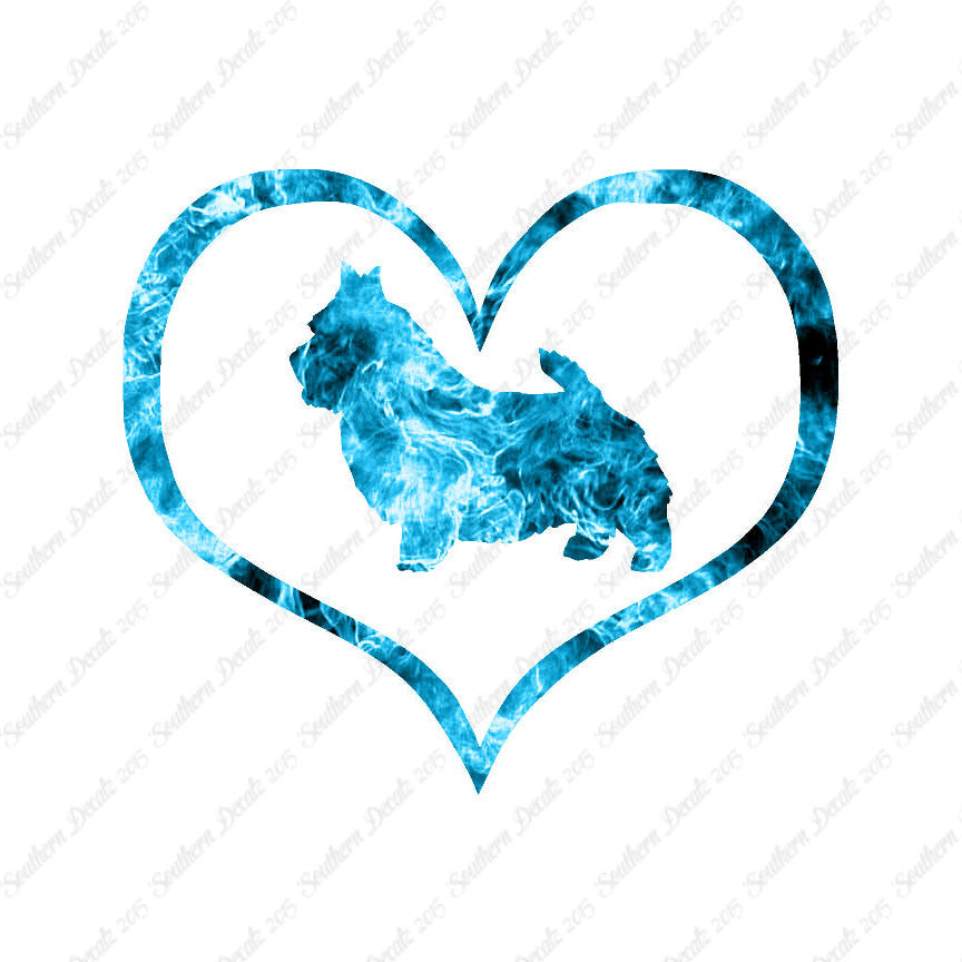 Norwich Terrier Dog Heart Love
